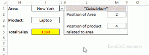 Indirect function in excel 10