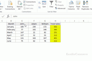 sort horizontally in excel 8