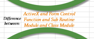 difference between activex and form controls banner