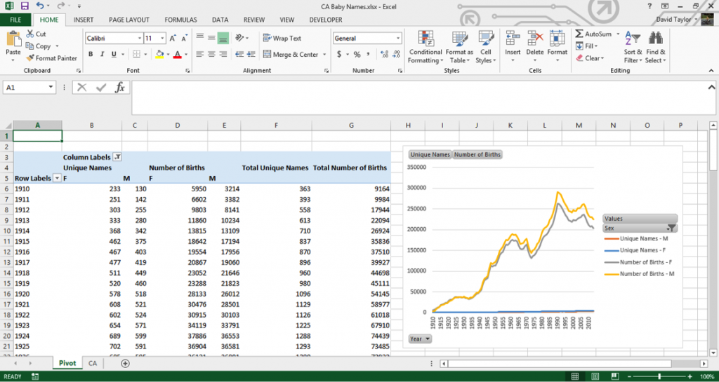 Excel for Commerce | Analyze large data sets in Excel