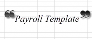 payroll template banner